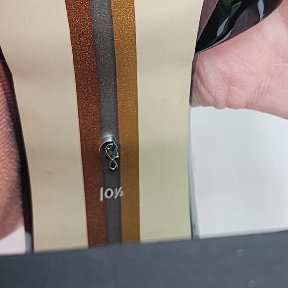 Sam Edelman Kori Black Patent Faux Leather Sexy Peep Toe 6" Platform Heel New - Picture 13 of 16